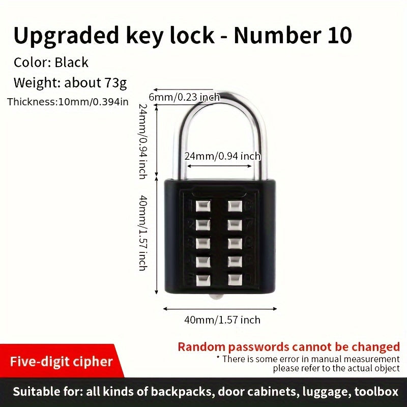 Heavy-Duty Zinc Alloy Combination Lock