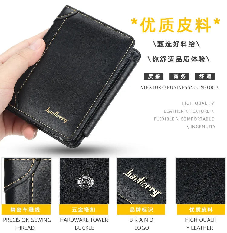 New Leather Men Wallets