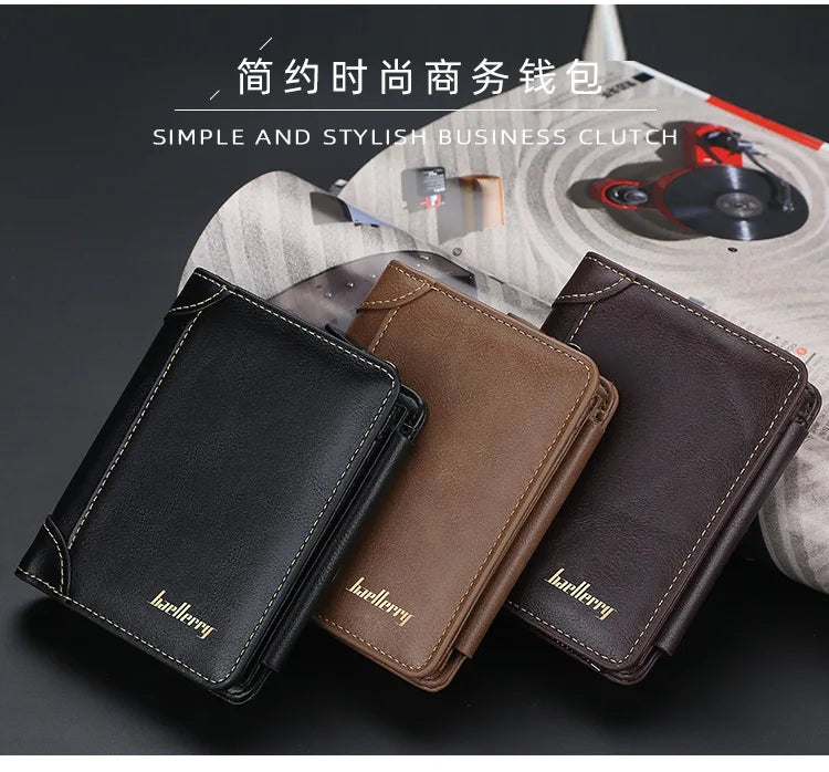 New Leather Men Wallets