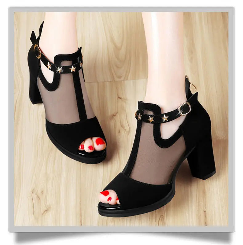 Elegant Chunky Sandal