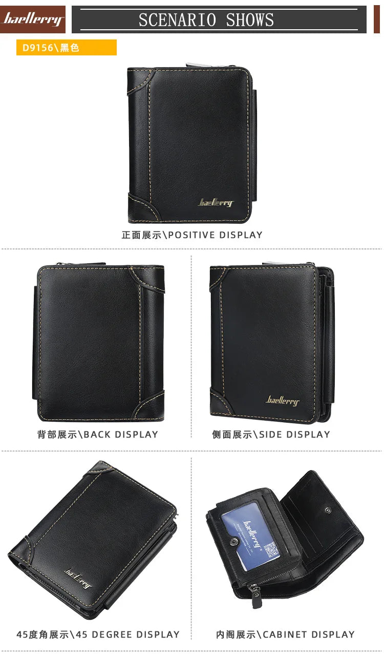 New Leather Men Wallets