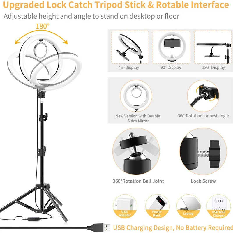 10 inch LED Selfie Ring Light