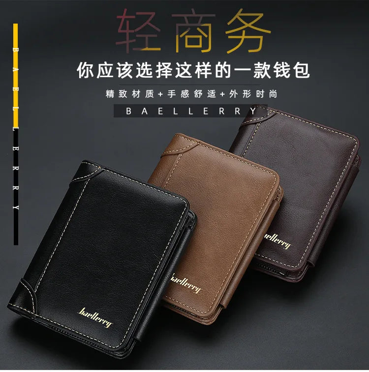 New Leather Men Wallets