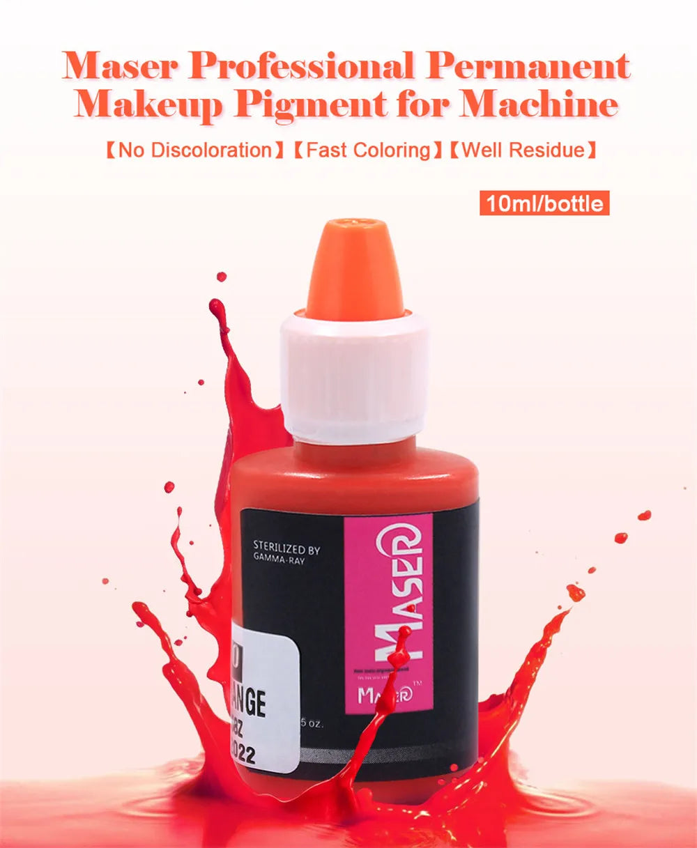 Maser Tattoo Ink Permanent Makeup Paint Machine Micro Pigments Microblading Eyebrow Lip Eyeliner Makeup Cosmetic Encre Tatouage