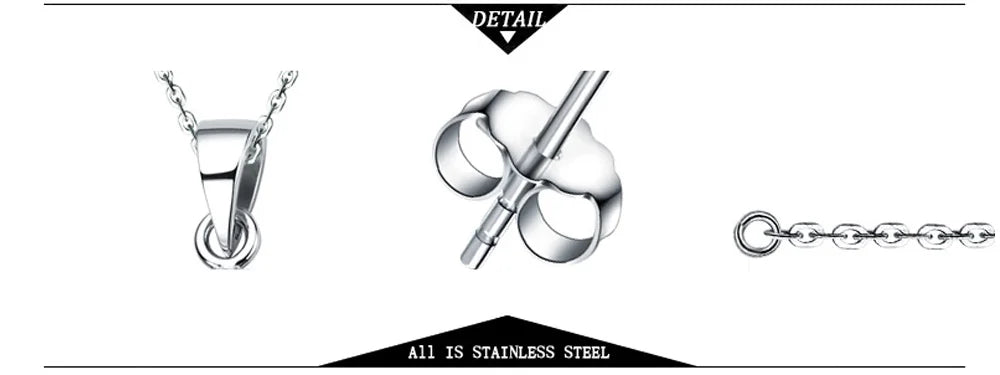 Stainless Steel Necklaces Trending Products Heart Cat Pendant Cute Choker Trendy Fine Chain Charms Necklace For Women Jewelry