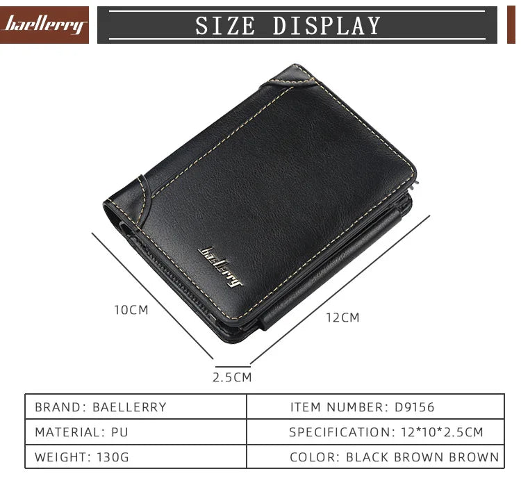 New Leather Men Wallets