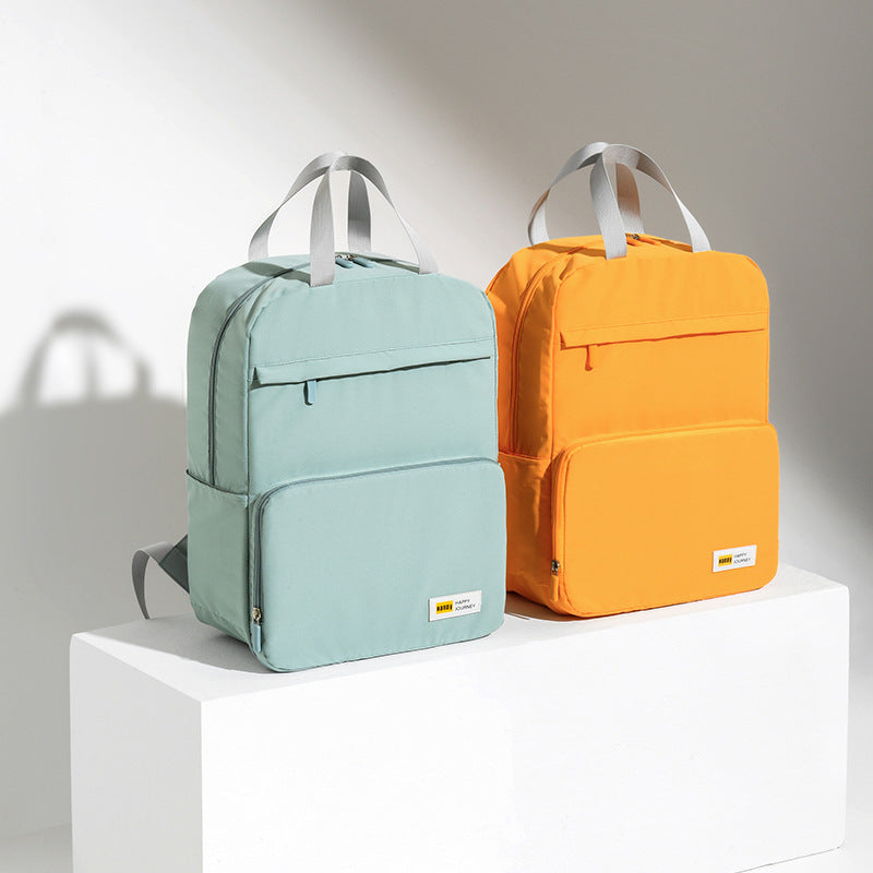 2022 New Light Feather Travel Storage Backpack Foldable Student Backpack Schoolbag Outdoor Mountaineering Backpack Wholesale