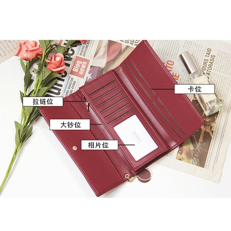 Factory Wholesale Cross-border Ladies Hand Wallet Women's Long Personality Pendant Small Fresh Multi-functional Student Wallet