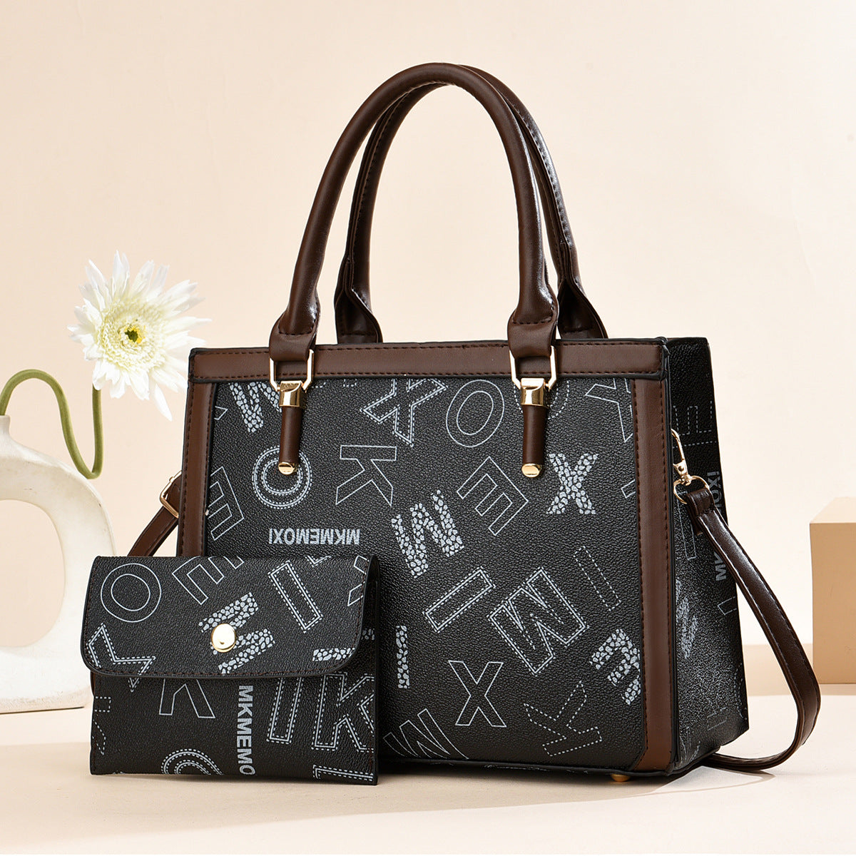 Trendy Cross-border Women's Bag 2023 New Mother-in-law Bag Fashionable Letter Mother Bag Versatile Single Shoulder And Atmospheric Crossbody Bag