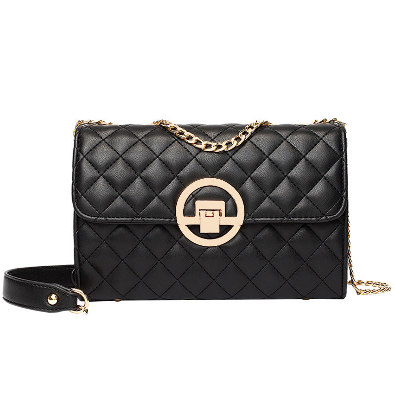 High-end Rhombus Small Bag Women's Single Shoulder Messenger Bag