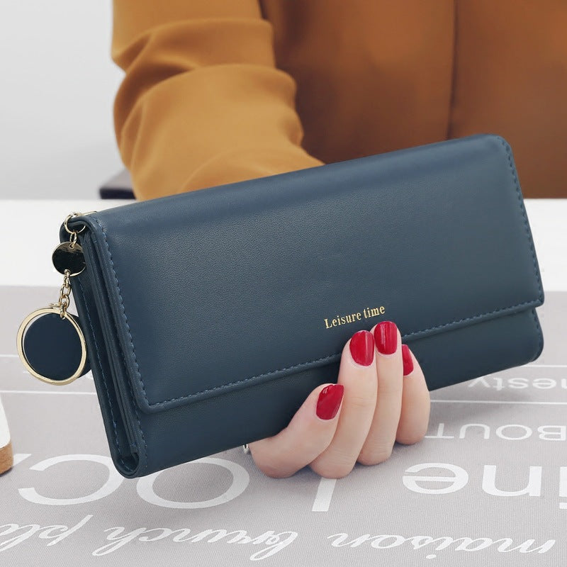 Factory Wholesale Cross-border Ladies Hand Wallet Women's Long Personality Pendant Small Fresh Multi-functional Student Wallet