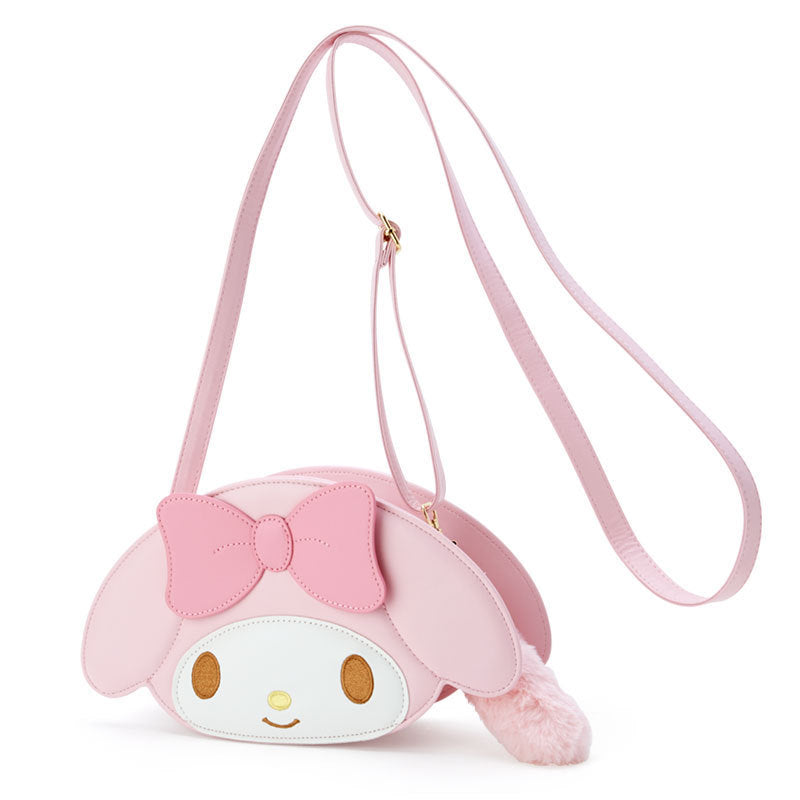 Cute Girl's New Small White Kt Plush Pull Head Head Type Crossbody Bag Crossbody Bag Cartoon Shape Shoulder Bag