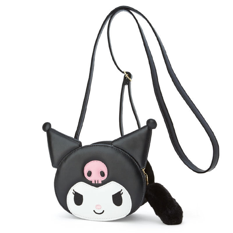 Cute Girl's New Small White Kt Plush Pull Head Head Type Crossbody Bag Crossbody Bag Cartoon Shape Shoulder Bag