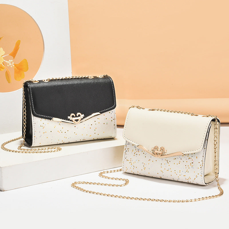 A Generation Bag Women's Bag Wholesale Messenger Bag Sequin Shoulder Bag Korean Ladies Satchel Mobile Phone Bag Change Purse