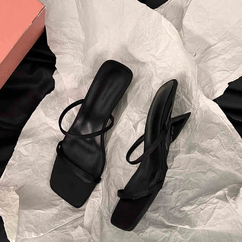 Band Heel Women Slippers