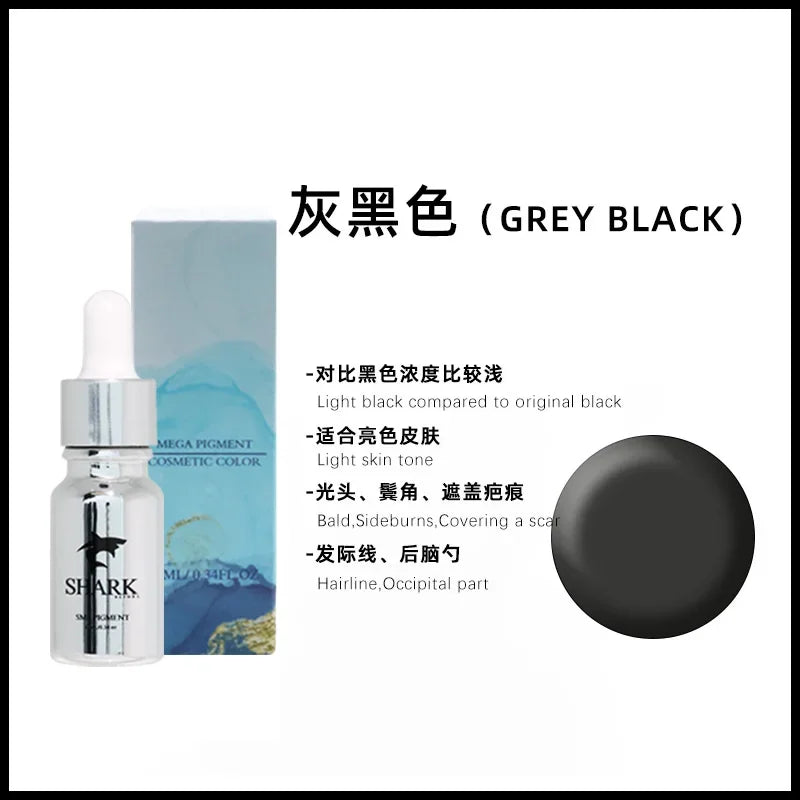 Genuine Shark Scalp Micro Pigmentation Ink PMU SMP Tattoo Machine Hairline Micorshaing Permanent Makeup Pigment Kit Supplies