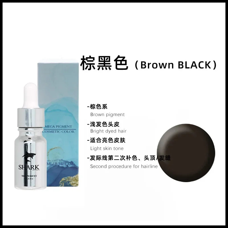 Genuine Shark Scalp Micro Pigmentation Ink PMU SMP Tattoo Machine Hairline Micorshaing Permanent Makeup Pigment Kit Supplies