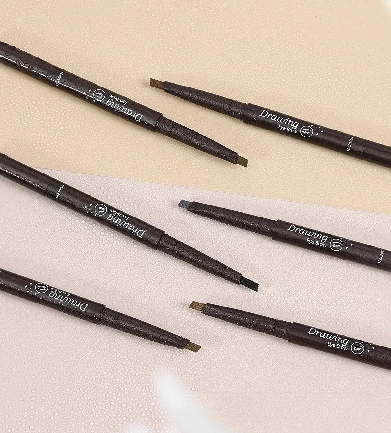 2 in 1 Eyebrow pencil professional Cosmetics makeup for women 5 Colors Waterproof Eyebrow eyebrow pencil makeup eyebrow tint