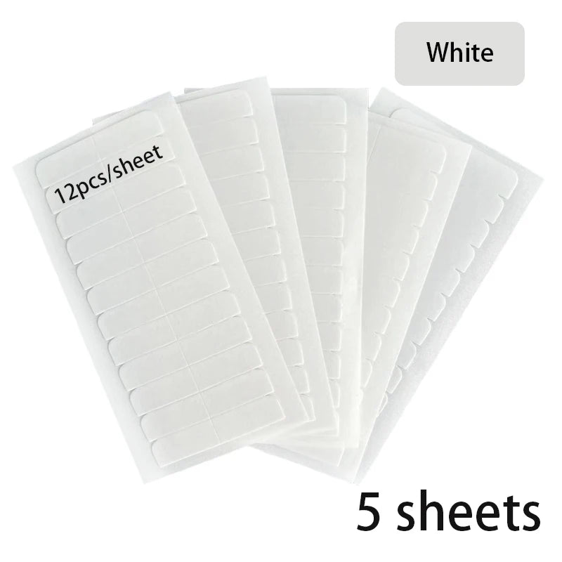 Hair System Tape Invisible Wig Glue Adhesive Materials Double Sided Tape For Lace Front Toupee 5/10Sheets Hair Extension Tape