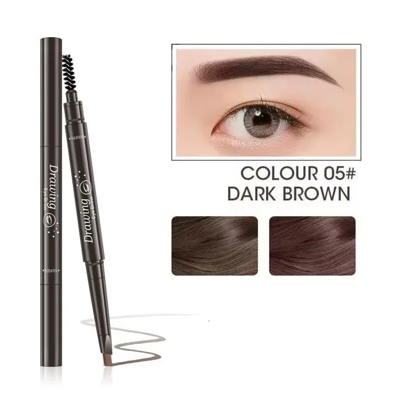 2 in 1 Eyebrow pencil professional Cosmetics makeup for women 5 Colors Waterproof Eyebrow eyebrow pencil makeup eyebrow tint