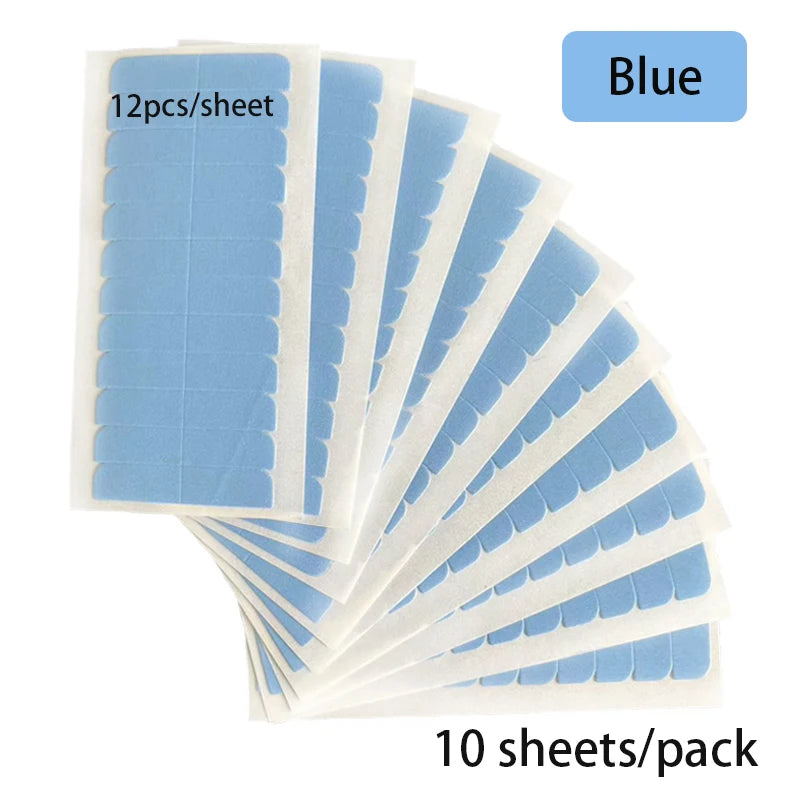 Hair System Tape Invisible Wig Glue Adhesive Materials Double Sided Tape For Lace Front Toupee 5/10Sheets Hair Extension Tape