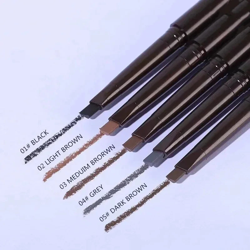 2 in 1 Eyebrow pencil professional Cosmetics makeup for women 5 Colors Waterproof Eyebrow eyebrow pencil makeup eyebrow tint