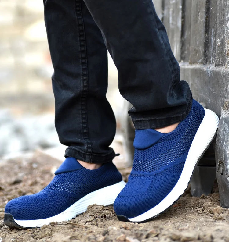 Work Safety Shoes Men Women Work Sneakers Light