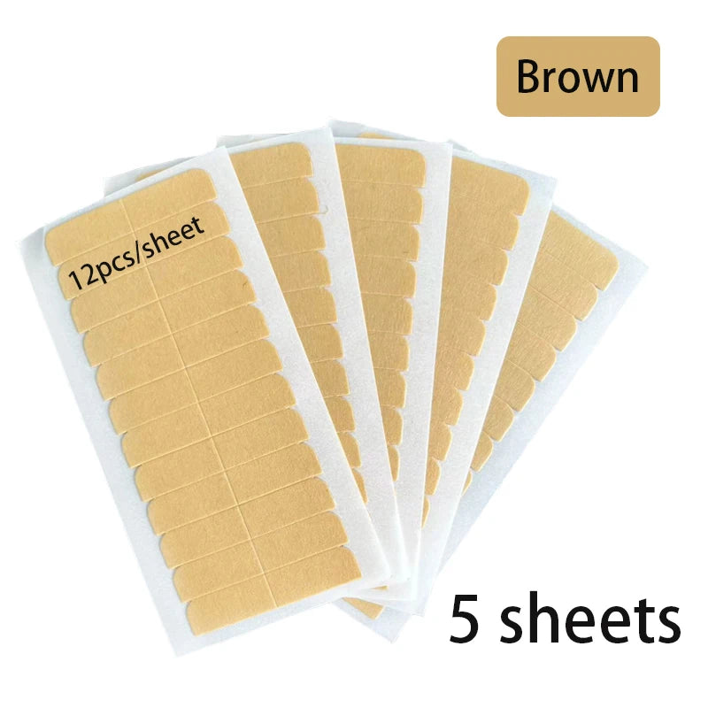 Hair System Tape Invisible Wig Glue Adhesive Materials Double Sided Tape For Lace Front Toupee 5/10Sheets Hair Extension Tape