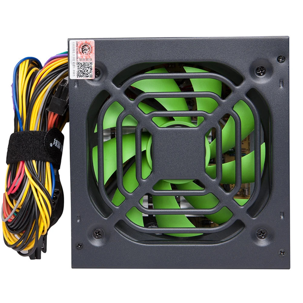 Desktop PSU Silent Gaming PC Power Supply Dual 6Pin ATX Power Supply 2 SATA Six Protection 8 CPU for Desktop PC for Computer