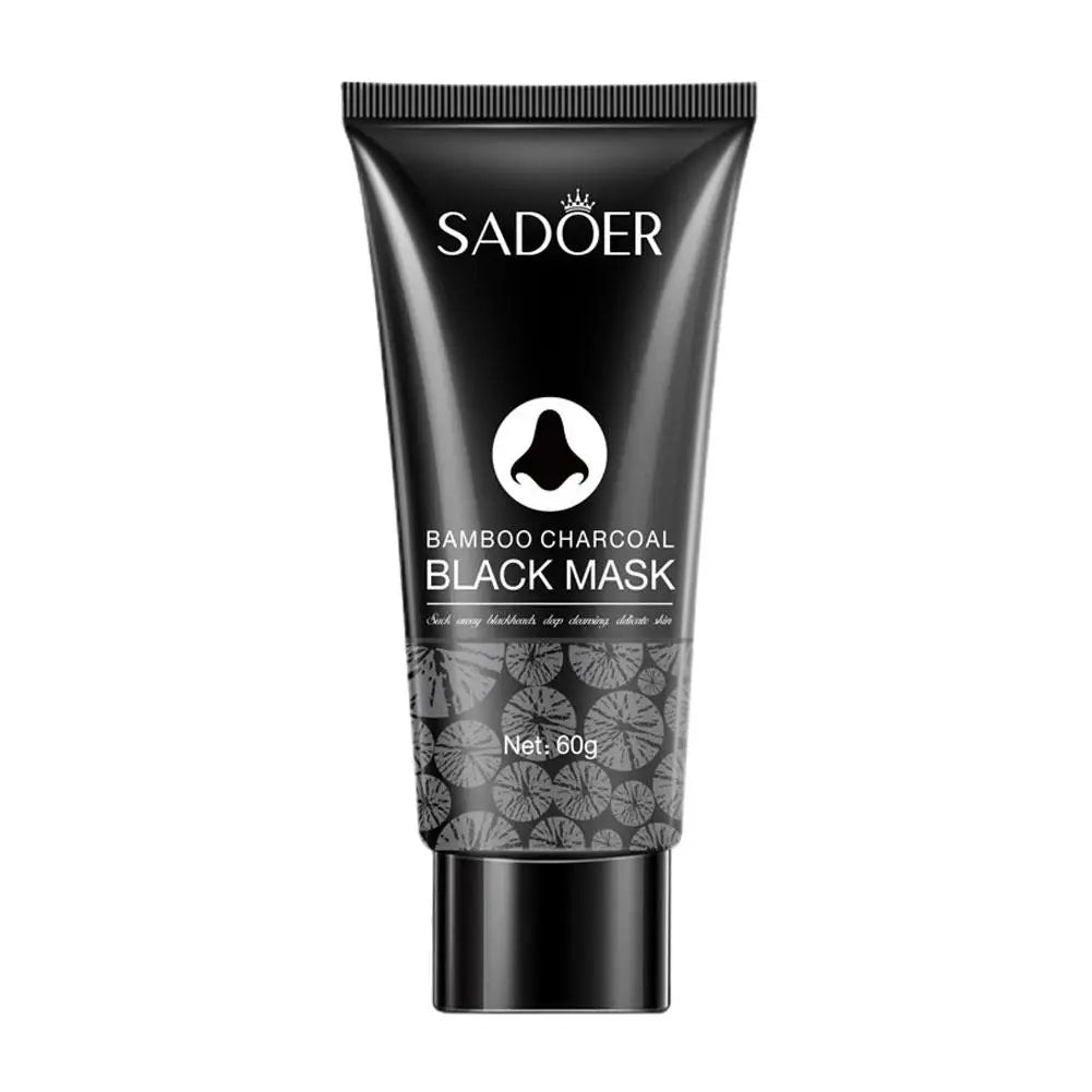 Bamboo Charcoal Nose Blackhead Remover Mask Deep Cleansing Shrink Pore Acne Treatment Mask Skin Care Nose Black Dots Pore Mask