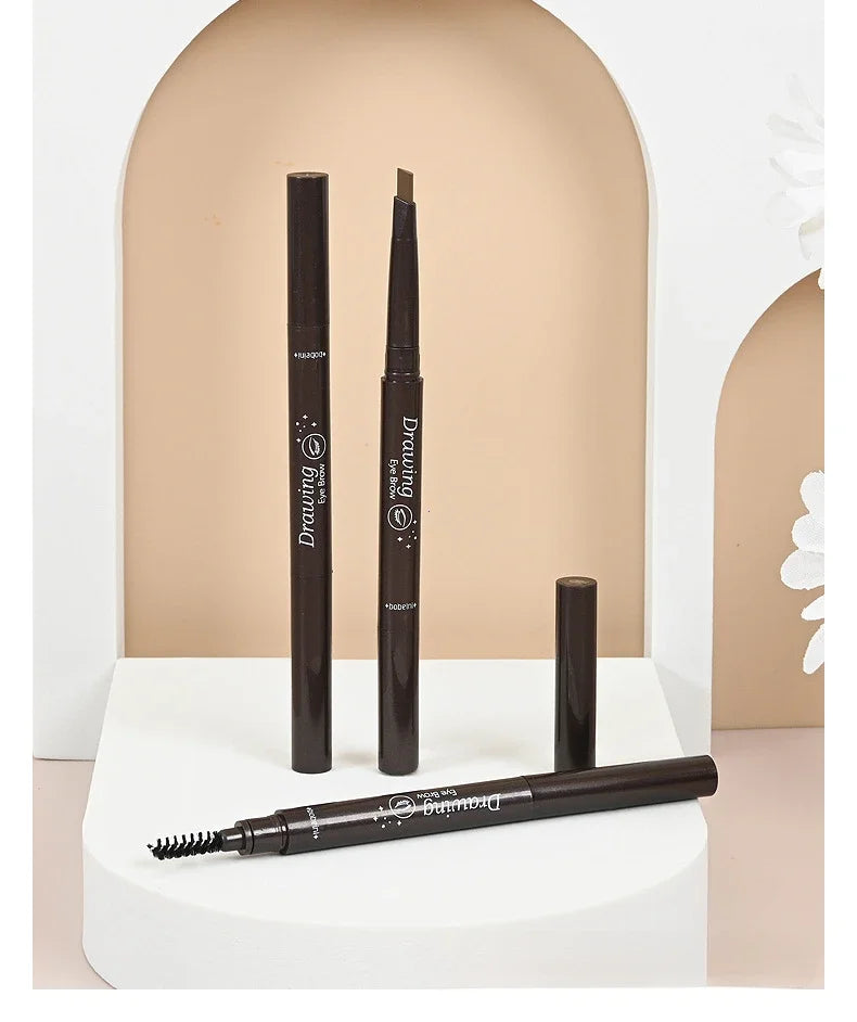 2 in 1 Eyebrow pencil professional Cosmetics makeup for women 5 Colors Waterproof Eyebrow eyebrow pencil makeup eyebrow tint