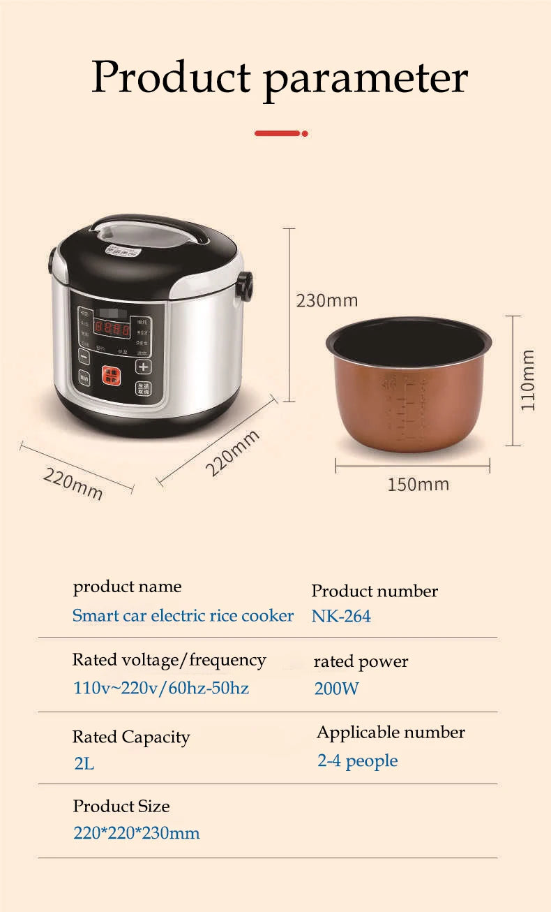 Portable Cooker 2L