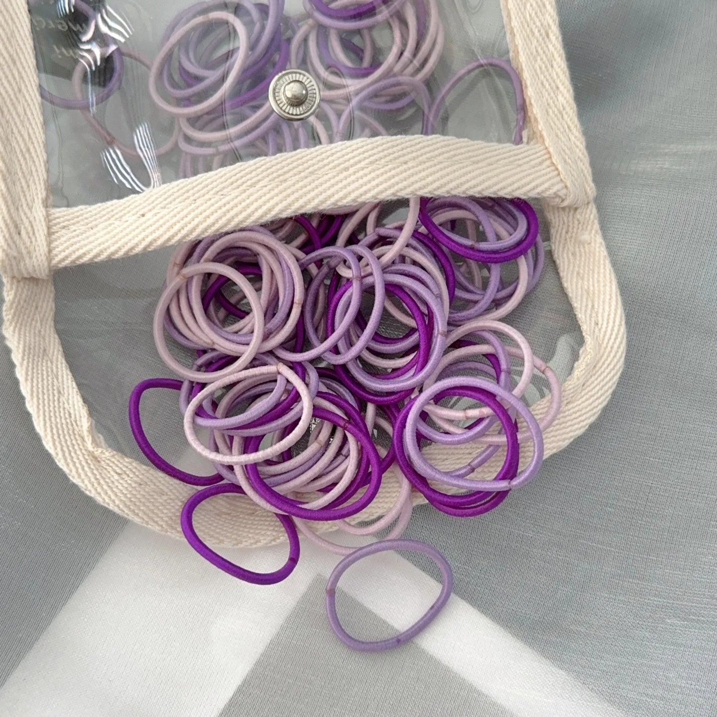 50-100Pcs Ealstic Basic Hair Ties Girls Ponytail Hold Scrunchie Rubber Band Kids Fashion Hair Band Accessories Suitable As Gift