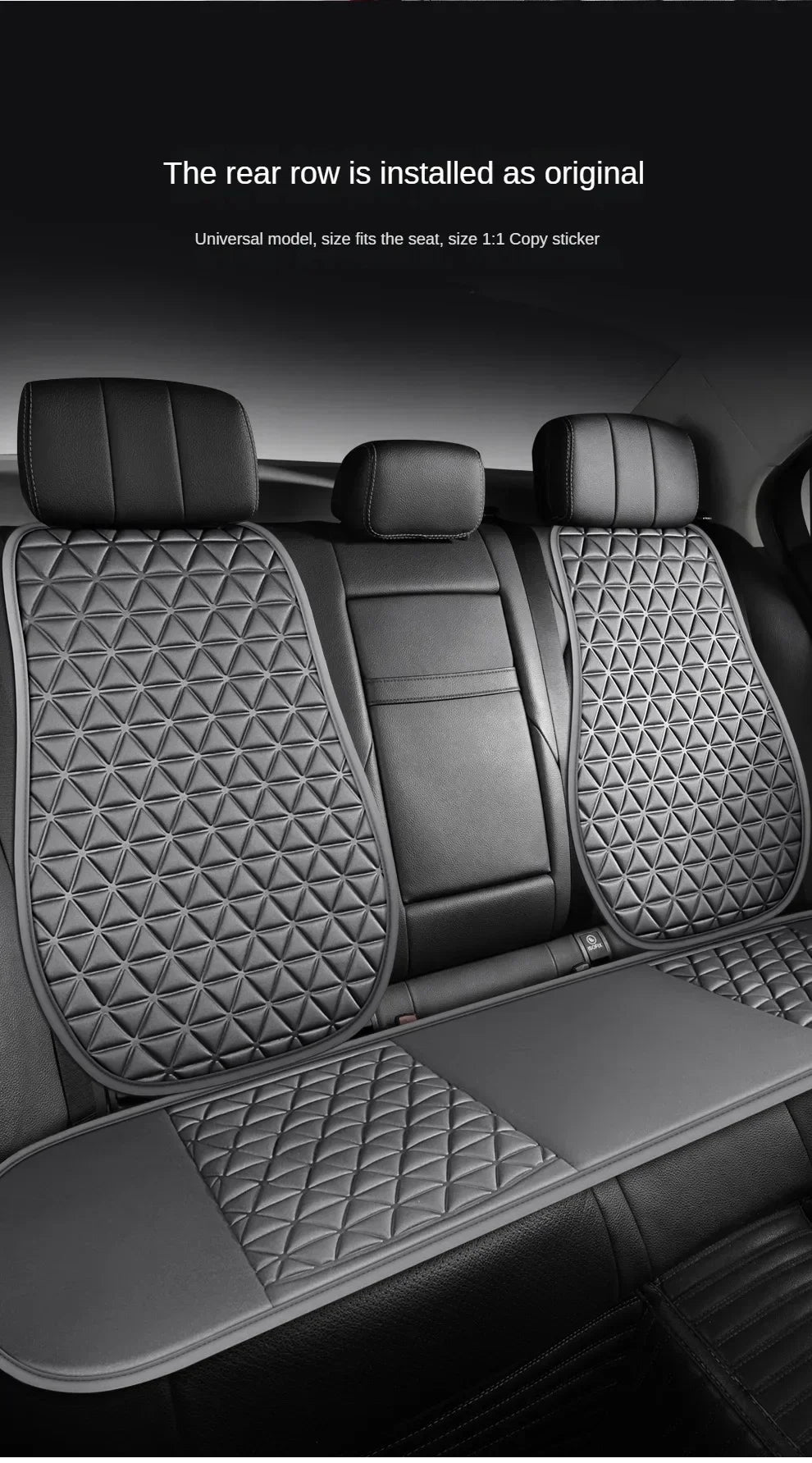 Fabric Car Seat Cover 3D