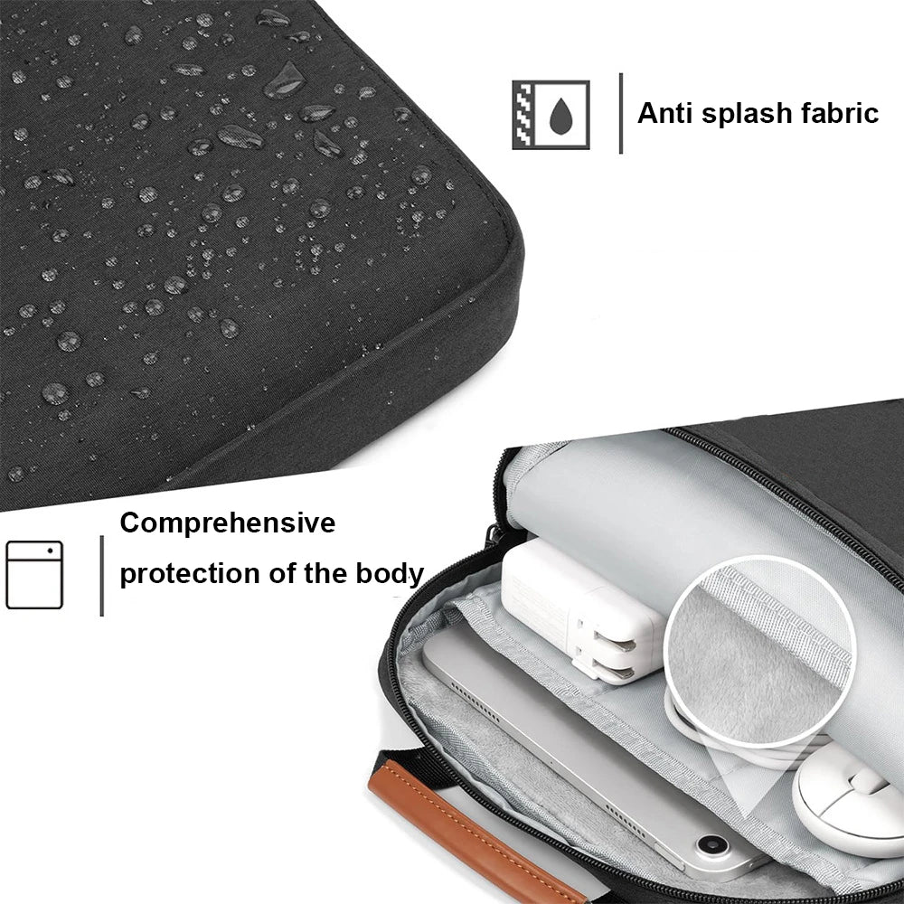 Tablet Shoulder Sleeve Bag For IPad Air Pro 12.9in IPad Air 10.9 in Galaxy Tab A 10 Laptop Pouch Handbag Briefcase