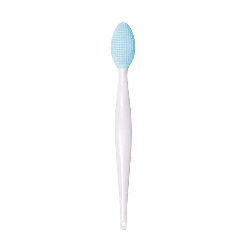 Skin Care Lip Exfoliating Facial Cleansing Face Scrub Nose Clean Brush Blackhead Remove Silicone Double-Sided Skin Care Tool