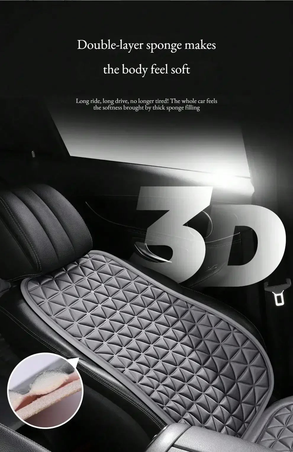 Fabric Car Seat Cover 3D