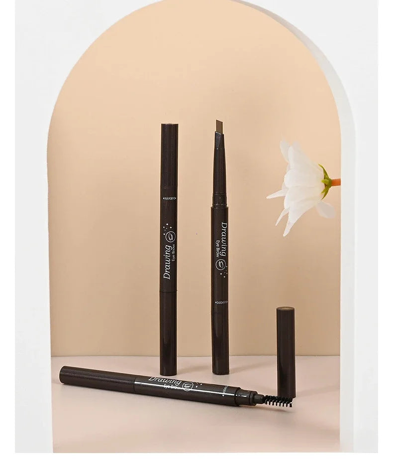2 in 1 Eyebrow pencil professional Cosmetics makeup for women 5 Colors Waterproof Eyebrow eyebrow pencil makeup eyebrow tint