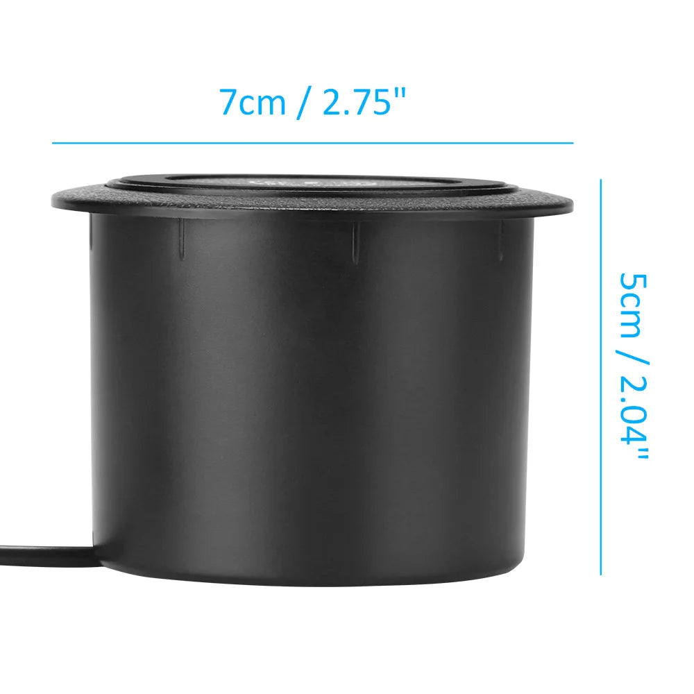 30W Wireless Charger Embedded Desktop Fast Wireless Charging For iPhone/Samsung/Huawei/Xiaomi Mobile Phone Dual USB