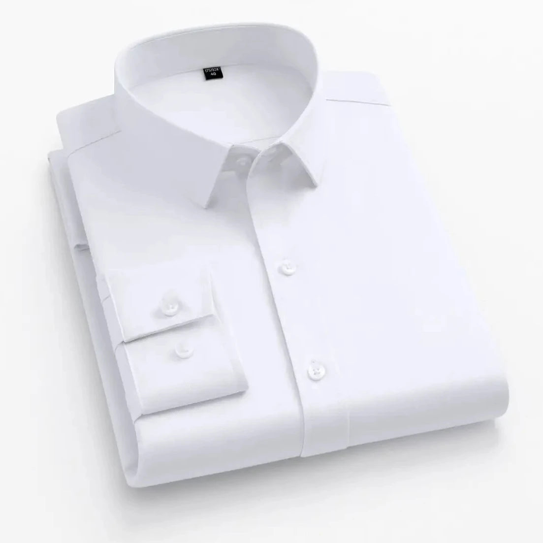Men's long sleeved elastic shirt