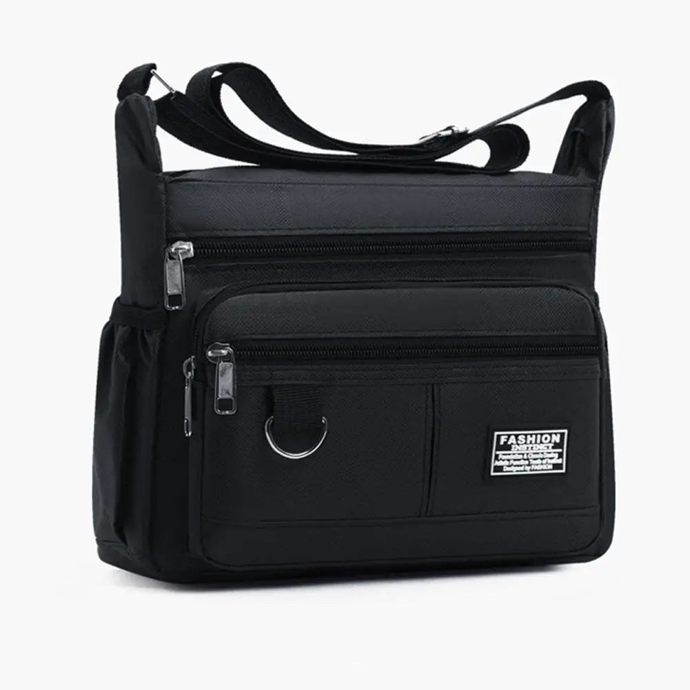 Men's Crossbody Bag Oxford Cloth Multi-pocket Shoulder Bag Hundreds Of Classic Multi-layer Leisure Travel Office Bag