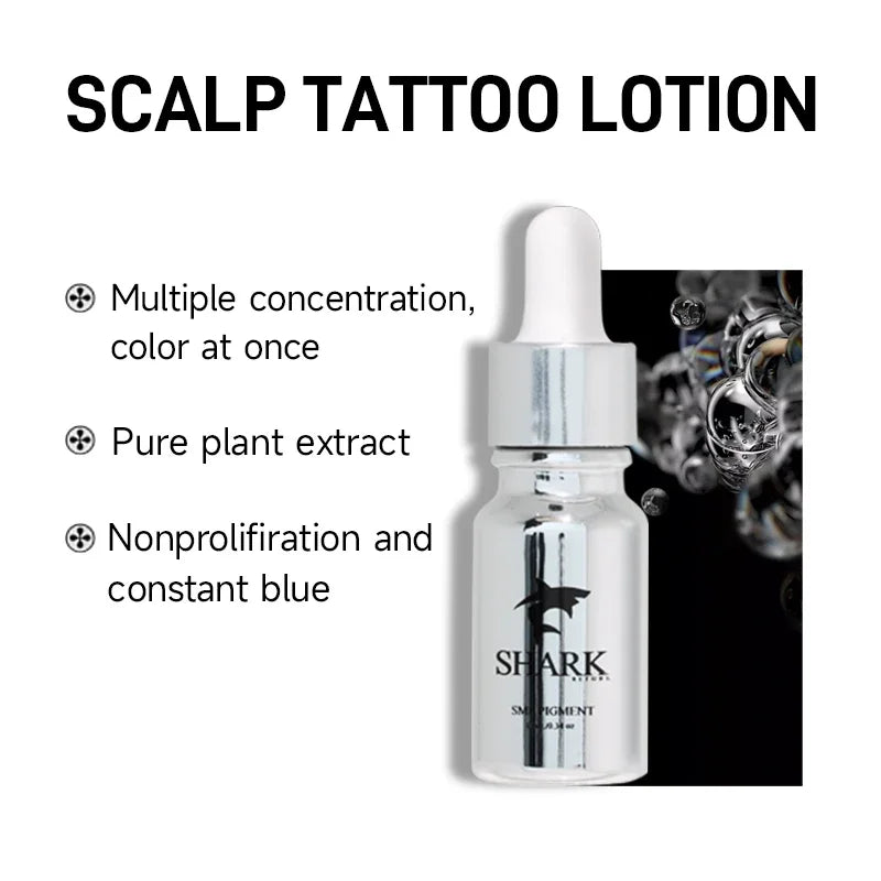Genuine Shark Scalp Micro Pigmentation Ink PMU SMP Tattoo Machine Hairline Micorshaing Permanent Makeup Pigment Kit Supplies