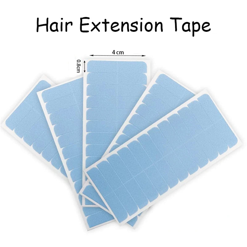 Hair System Tape Invisible Wig Glue Adhesive Materials Double Sided Tape For Lace Front Toupee 5/10Sheets Hair Extension Tape