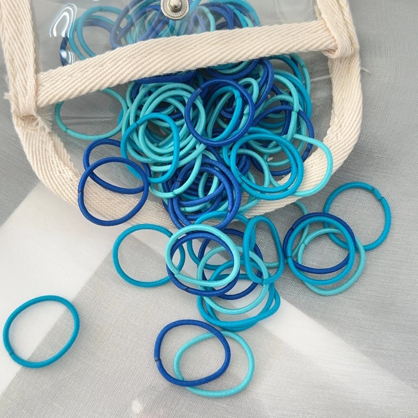 50-100Pcs Ealstic Basic Hair Ties Girls Ponytail Hold Scrunchie Rubber Band Kids Fashion Hair Band Accessories Suitable As Gift