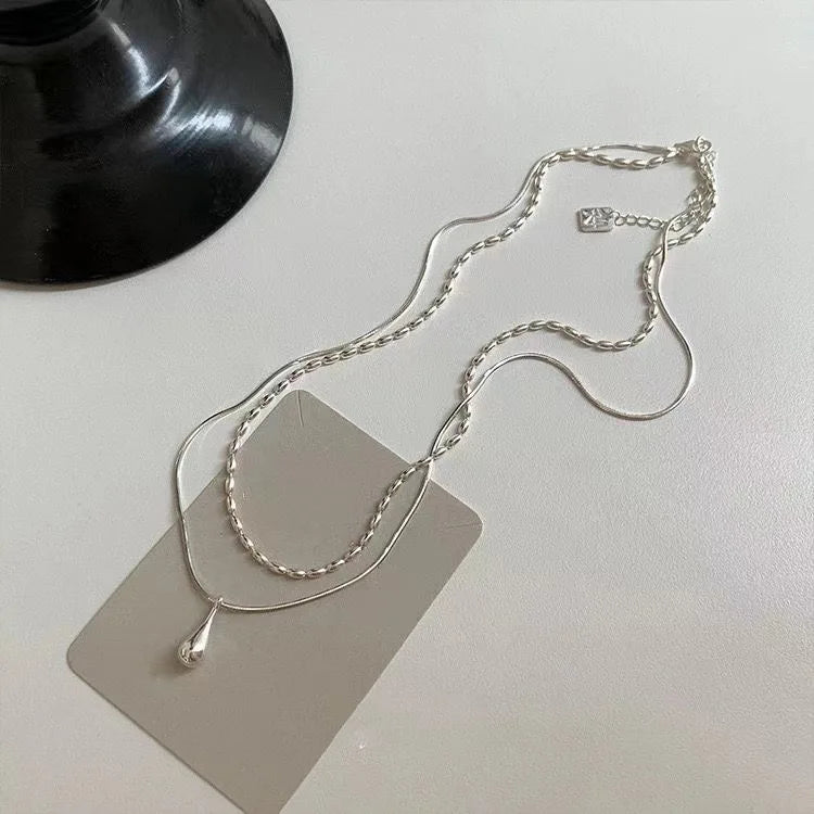 Double Layer Pendant Necklace
