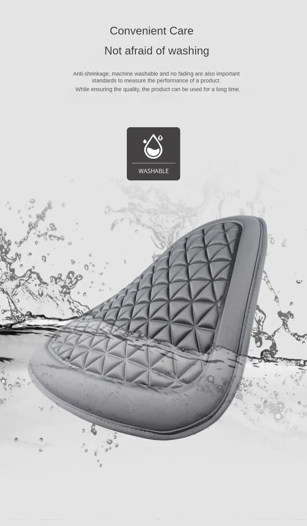 Fabric Car Seat Cover 3D