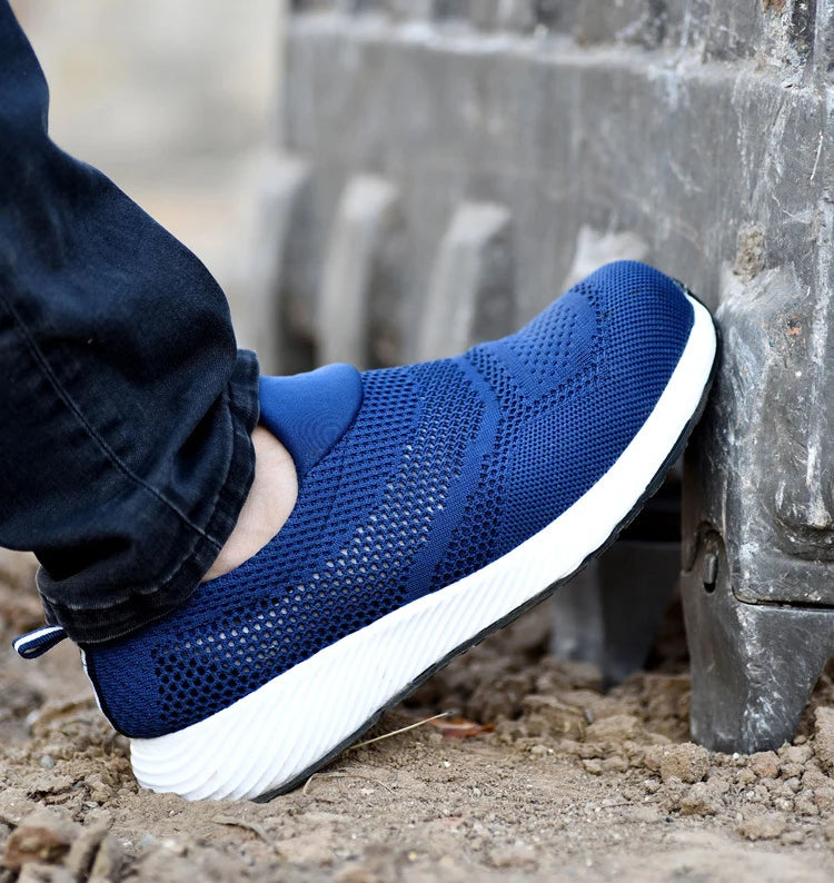 Work Safety Shoes Men Women Work Sneakers Light