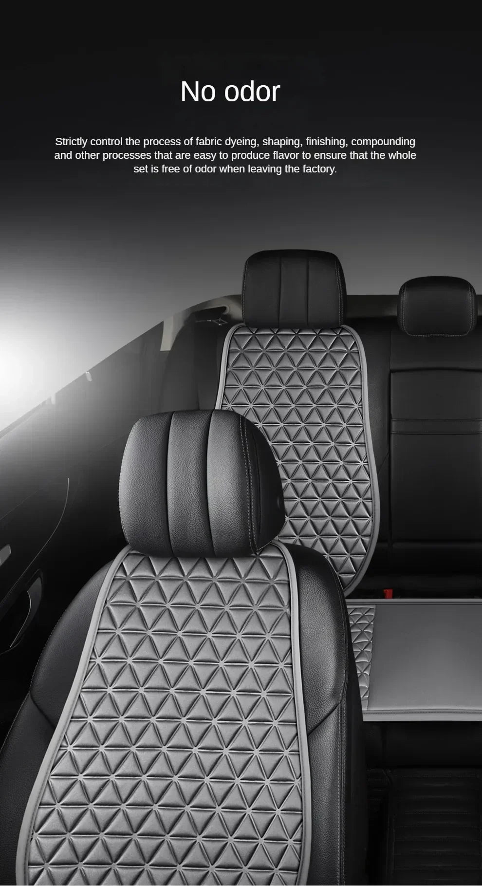 Fabric Car Seat Cover 3D