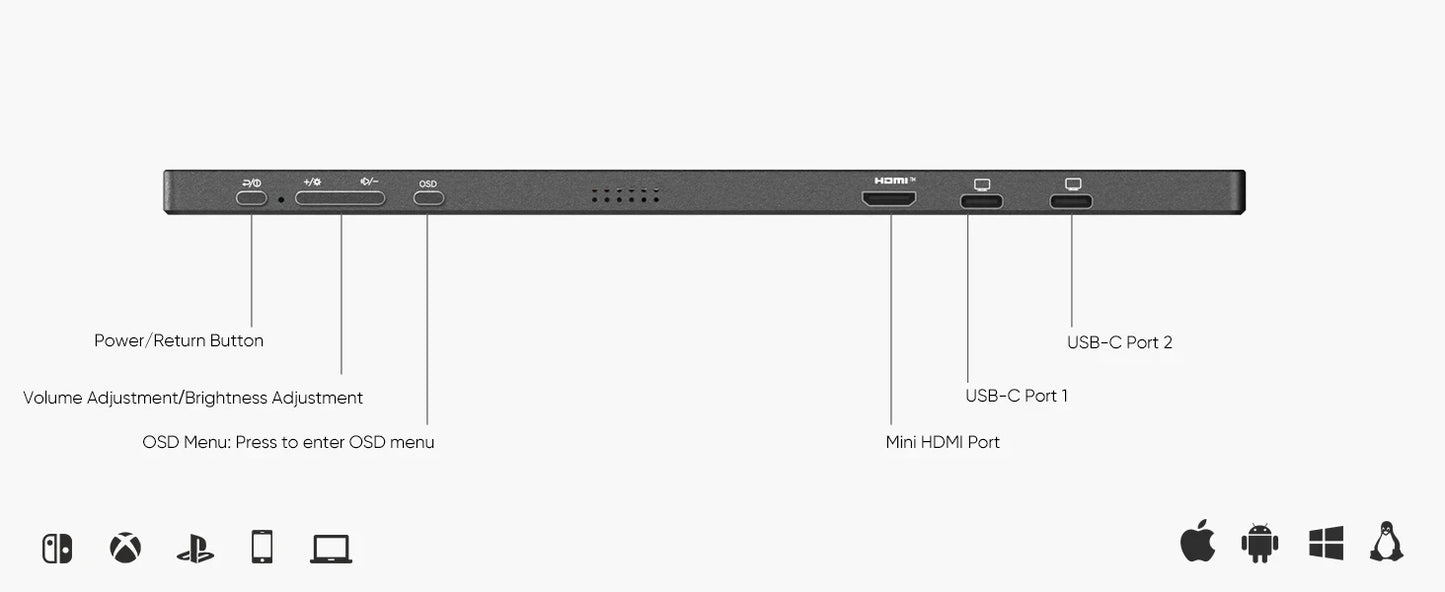 15.6 inch Portable Monitor Laptop