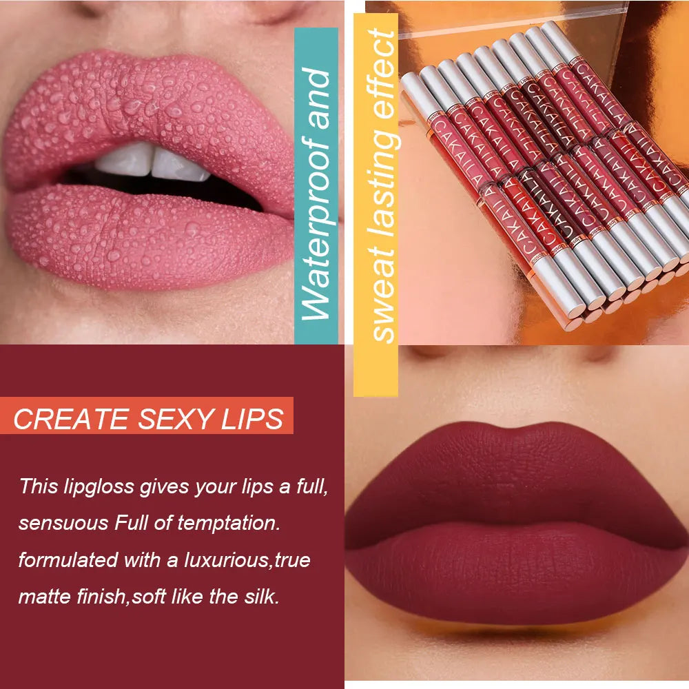 10 Pcs Matte Lipstick